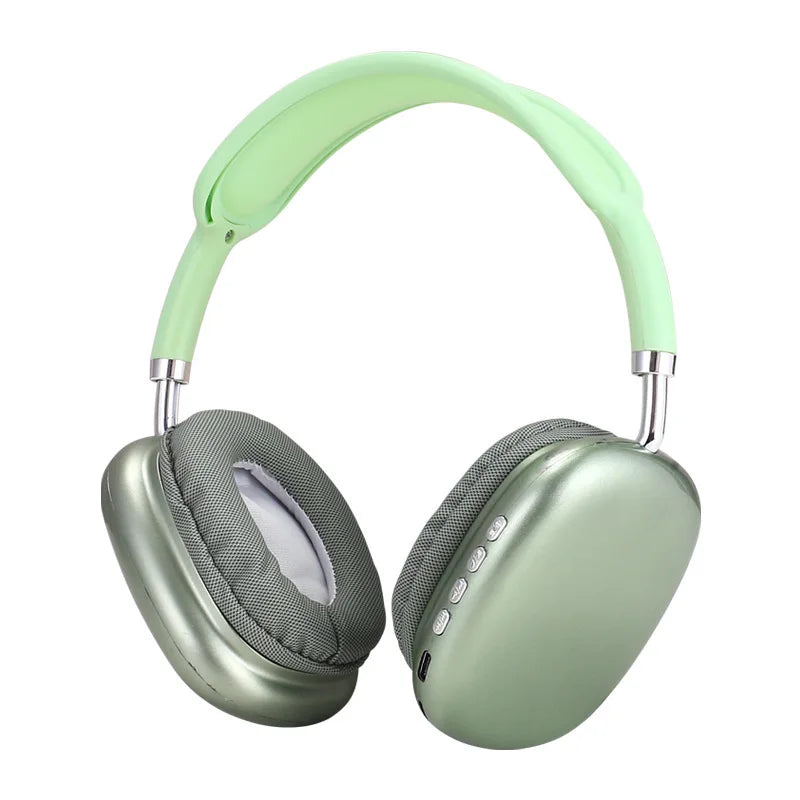 P9 Wireless Bluetooth Headphones – Noise Cancelling Over-Ear with Mic for Gaming & Apple