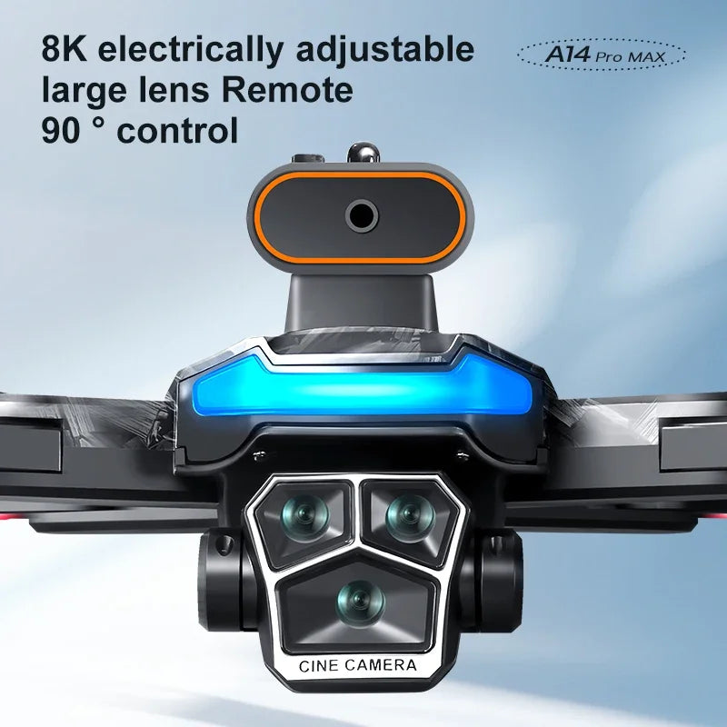Xiaomi A14 Pro Max 8K Drone – GPS, 3 Cameras, Obstacle Avoidance & Foldable Design