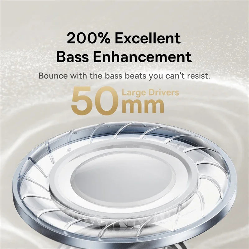 Bowie 30 Max Hi-Res Wireless Headphones – LDAC, 45dB ANC, Over-Ear, 3D Spatial Sound