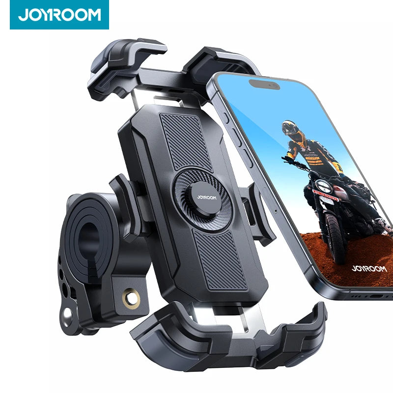 Joyroom Motorcycle & Bike Phone Mount – Ultra-Stable Handlebar Holder for iPhone, Samsung & More