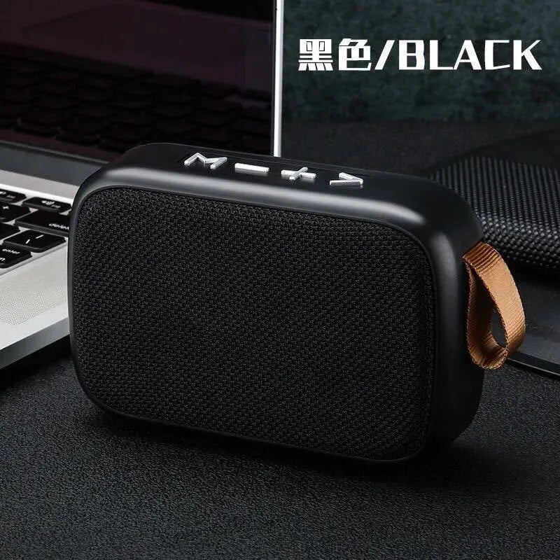 Mini Wireless Bluetooth Speaker – Portable Subwoofer with Fabric Design for Home & Outdoors