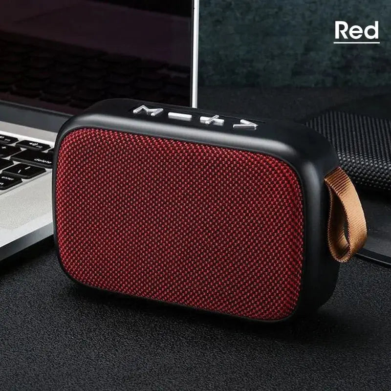 Mini Wireless Bluetooth Speaker – Portable Subwoofer with Fabric Design for Home & Outdoors