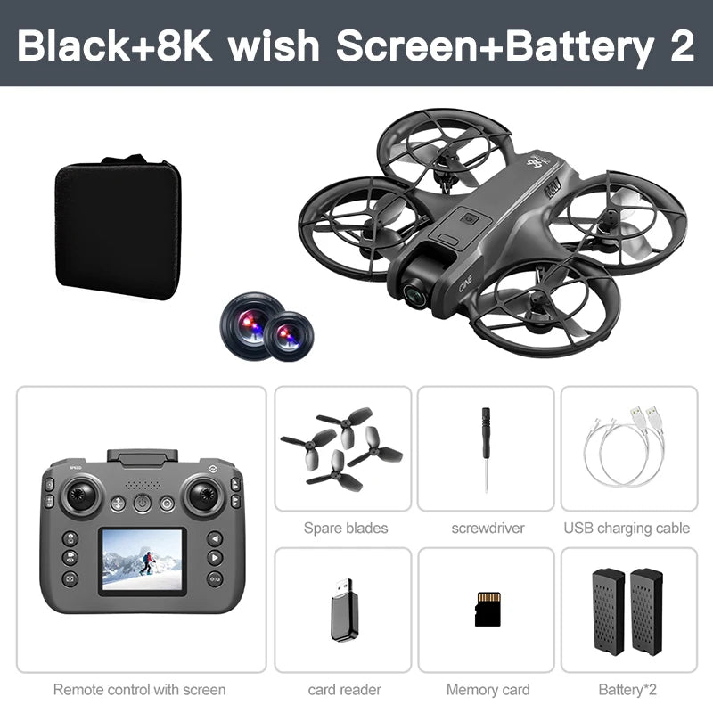 Xiaomi V666 4K/8K Mini Drone – Smart Obstacle Sensors & Dual HD Camera
