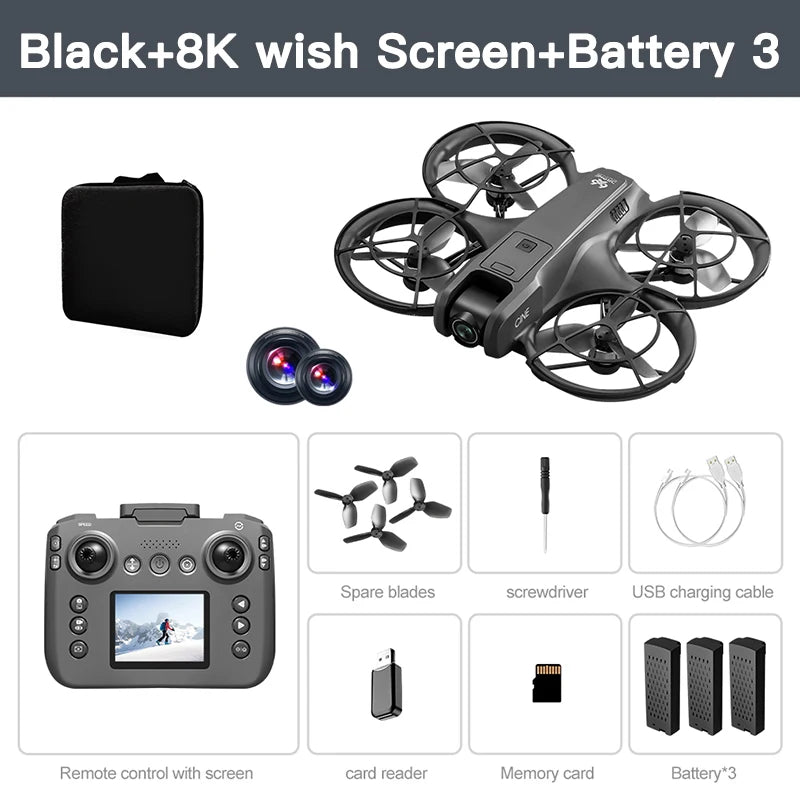 Xiaomi V666 4K/8K Mini Drone – Smart Obstacle Sensors & Dual HD Camera