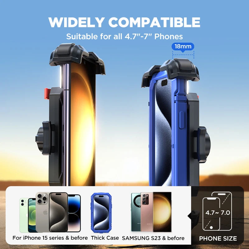 Joyroom Motorcycle & Bike Phone Mount – Ultra-Stable Handlebar Holder for iPhone, Samsung & More