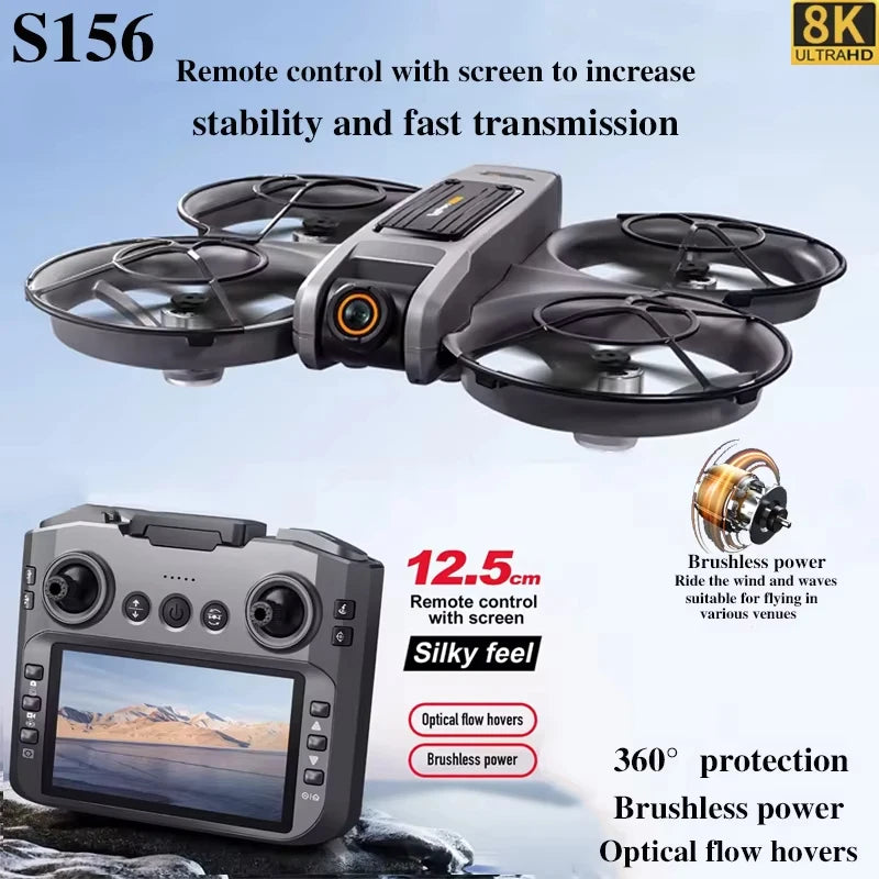 Xiaomi S156 8K Drone with 5G FPV, Obstacle Avoidance & Screen Controller