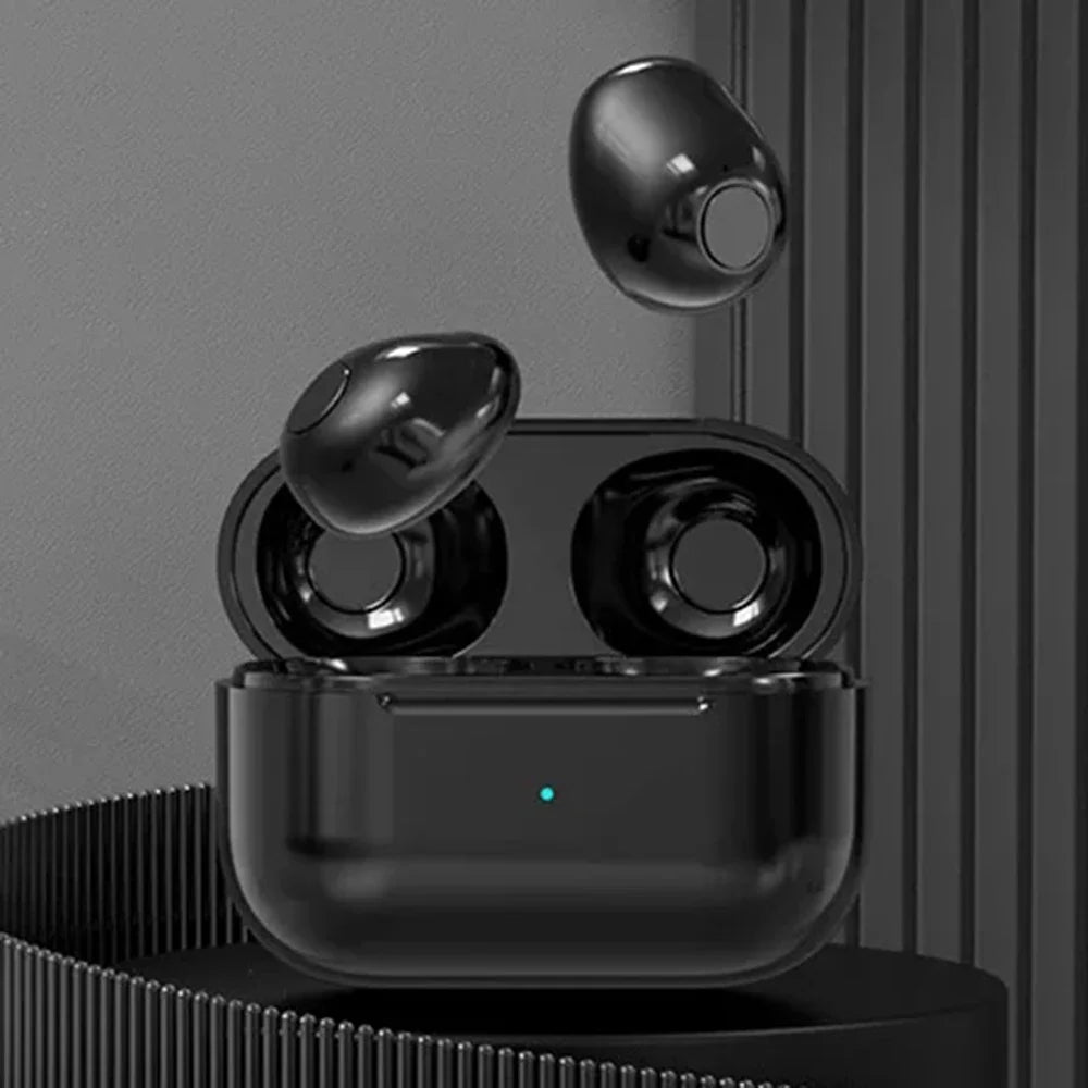 Invisible Mini TWS Earbuds – Bluetooth 5.2, Noise Reduction, In-Ear Sleep Fit