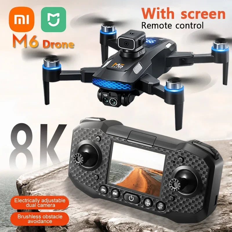 Xiaomi M6 8K Drone with Screen Remote, 5G FPV & 4K HD Camera