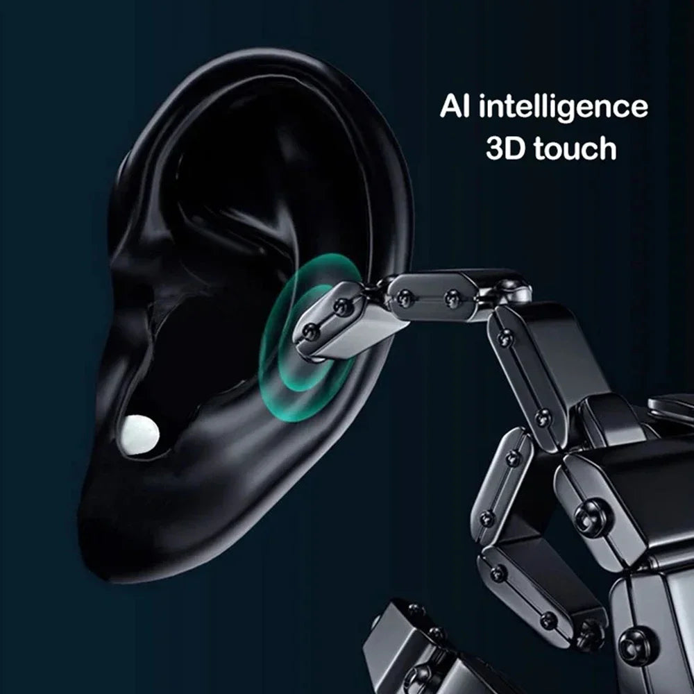 Invisible Mini TWS Earbuds – Bluetooth 5.2, Noise Reduction, In-Ear Sleep Fit