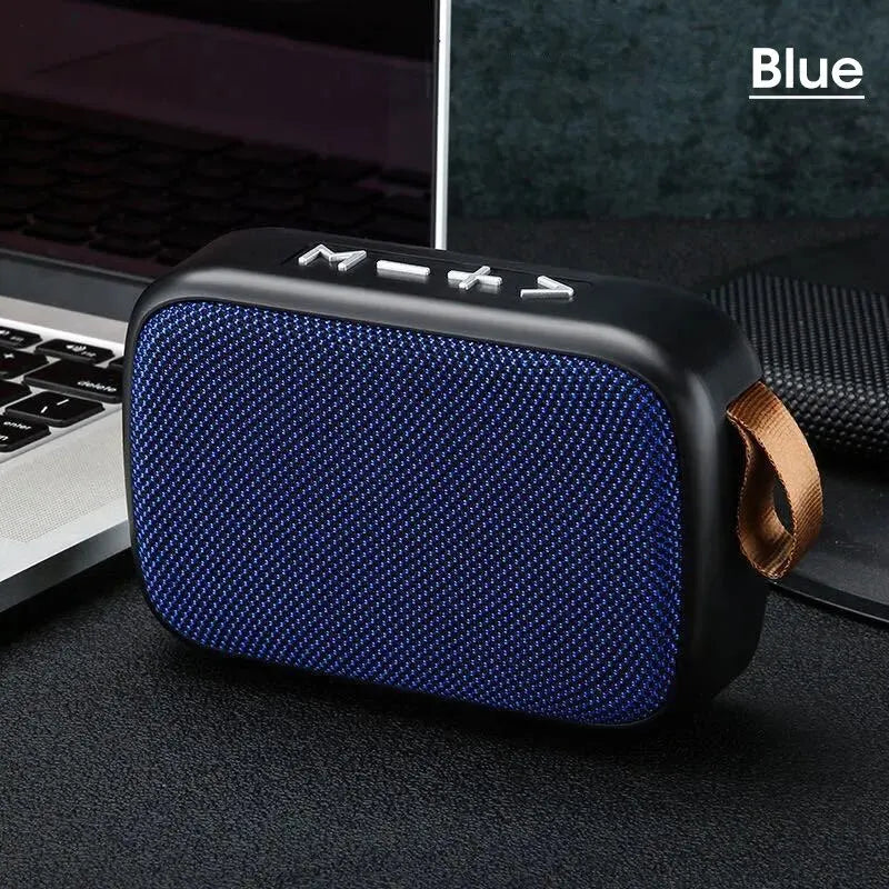 Mini Wireless Bluetooth Speaker – Portable Subwoofer with Fabric Design for Home & Outdoors