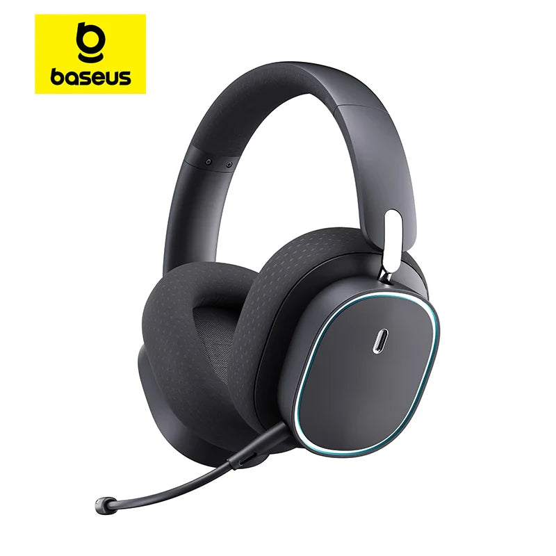 GH02 Wireless Gaming Headset – RGB, 40mm Drivers, Mic & 3-Way Connection