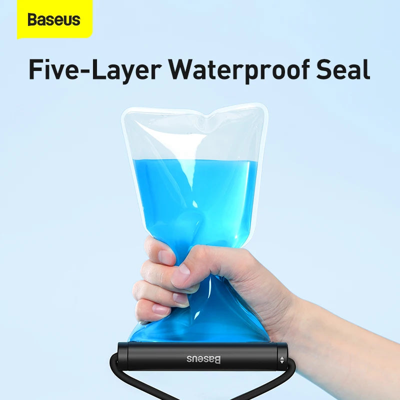 Universal Waterproof Phone Case – IPX8 Certified Dry Bag Pouch for iPhone 12 Pro Max, Samsung, Xiaomi & More (Up to 7.2")