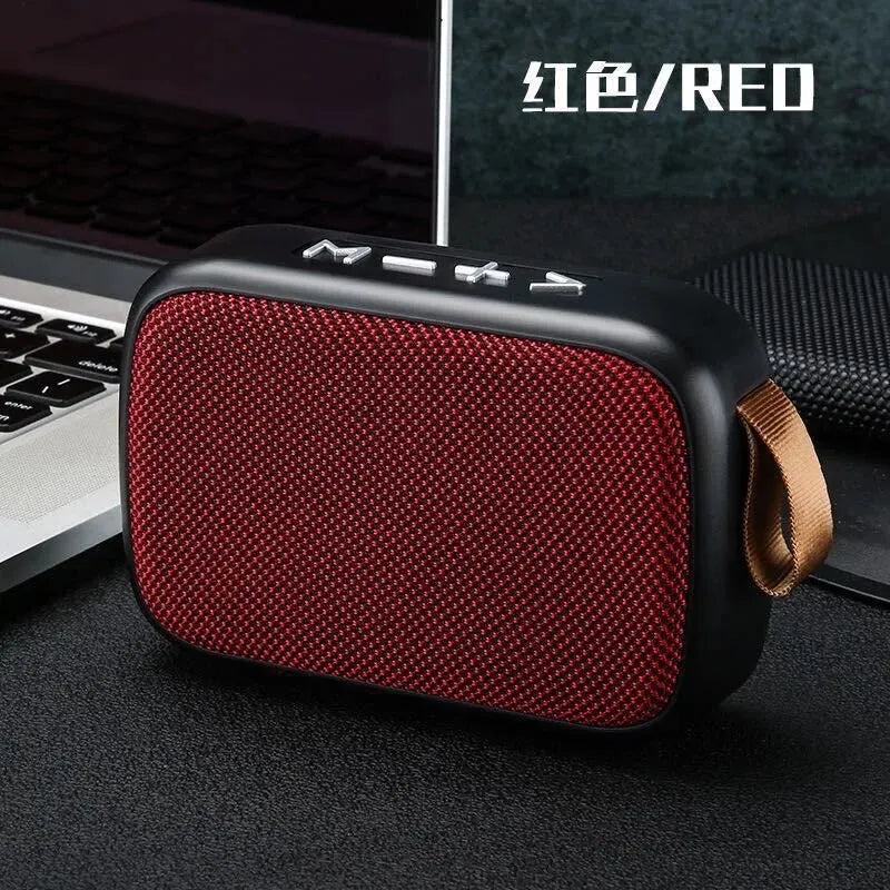Mini Wireless Bluetooth Speaker – Portable Subwoofer with Fabric Design for Home & Outdoors