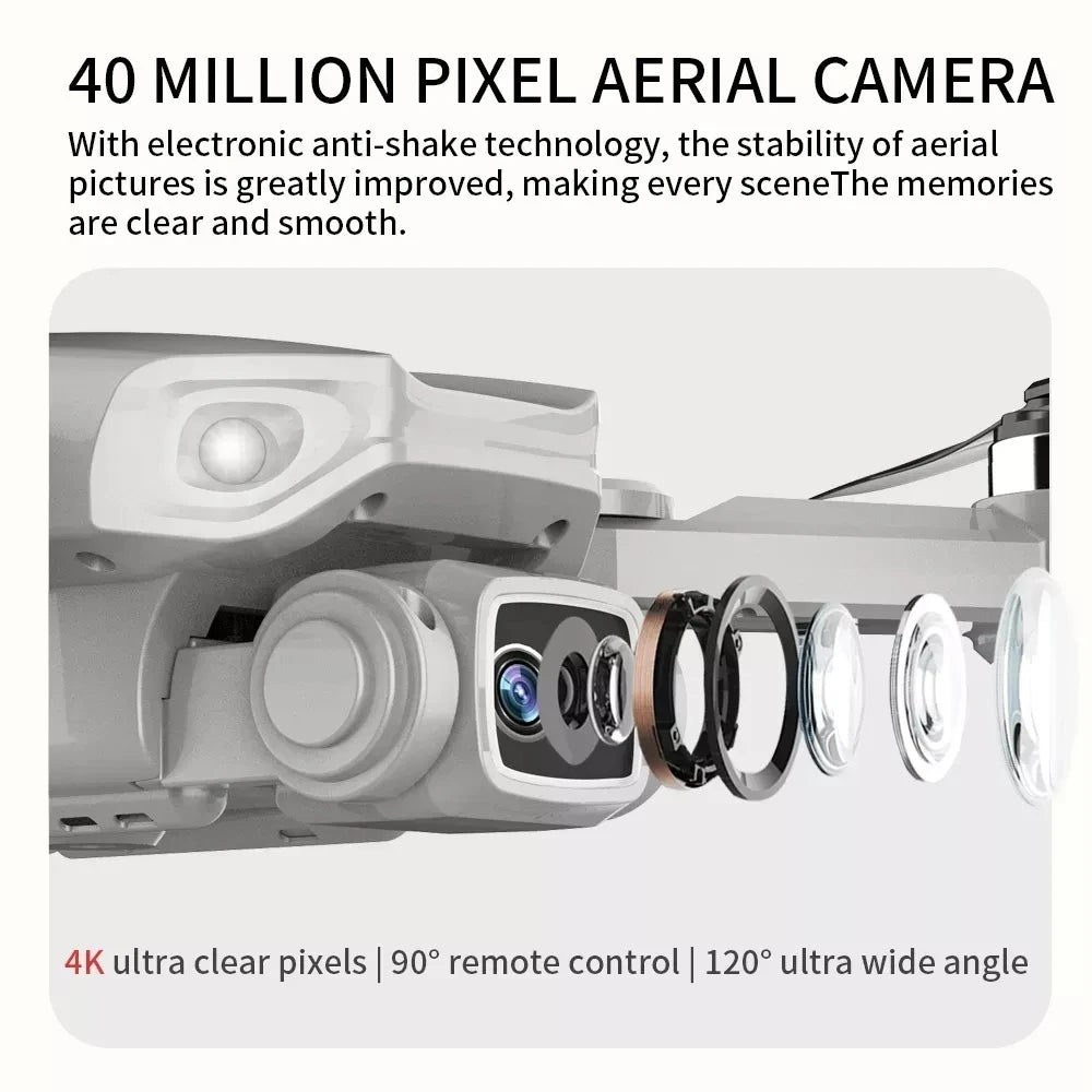 Drone L900 Pro 4K GPS 5G WiFi FPV Brushless Foldable Quadcopter with Dual HD Camera & 1.2KM Range