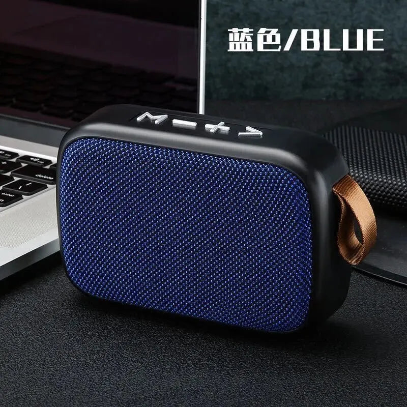 Mini Wireless Bluetooth Speaker – Portable Subwoofer with Fabric Design for Home & Outdoors