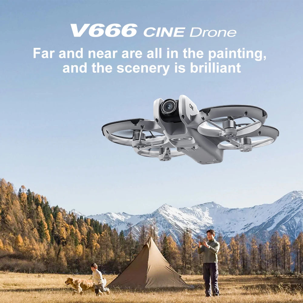 Xiaomi V666 4K/8K Mini Drone – Smart Obstacle Sensors & Dual HD Camera