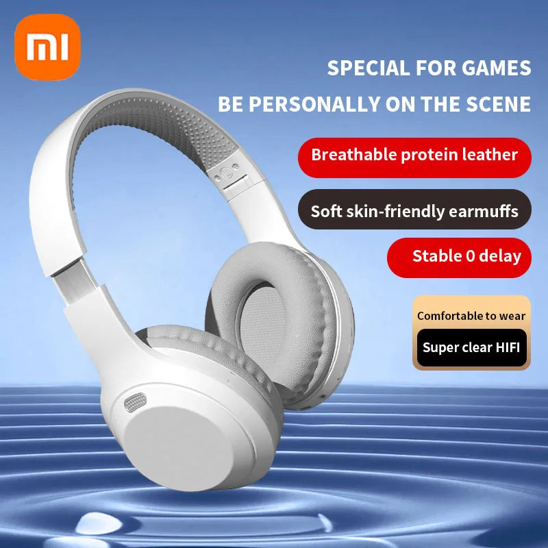 Xiaomi 5W Foldable Wireless Headphones – Bluetooth 5.3, Over-Ear, Stereo Sound with Mic