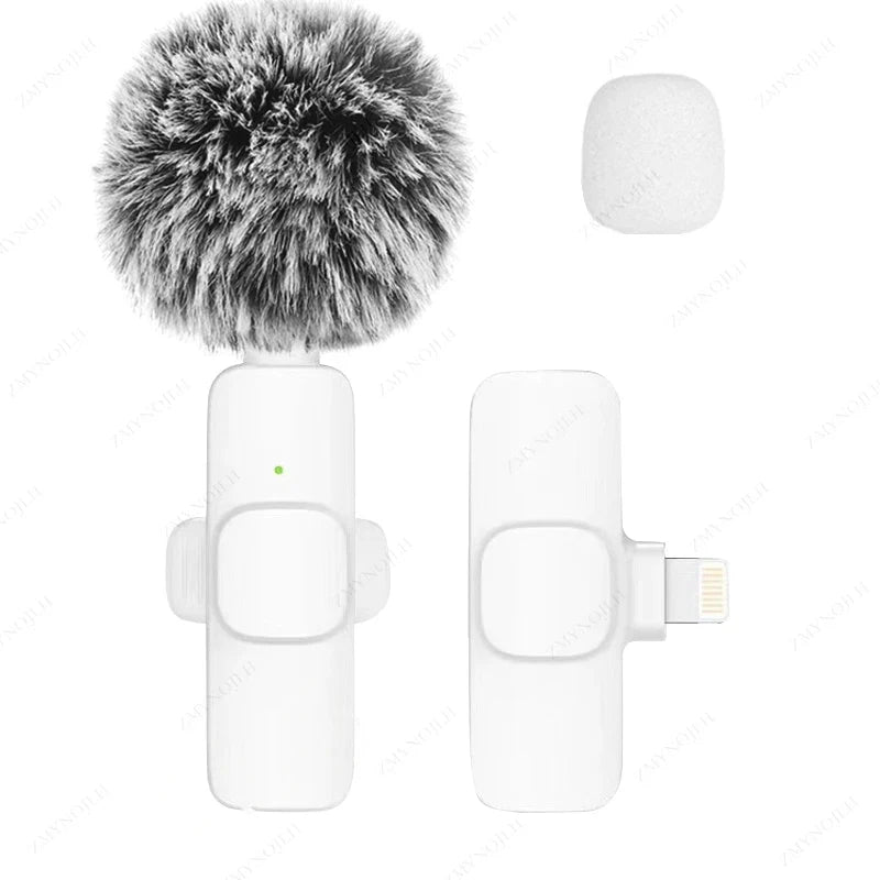 Wireless Lavalier Microphone – Mini Clip-On Mic for iPhone, Android, PC, Camera & Gaming