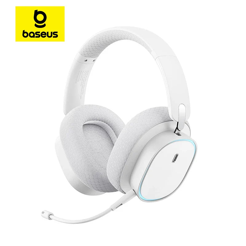 GH02 Wireless Gaming Headset – RGB, 40mm Drivers, Mic & 3-Way Connection