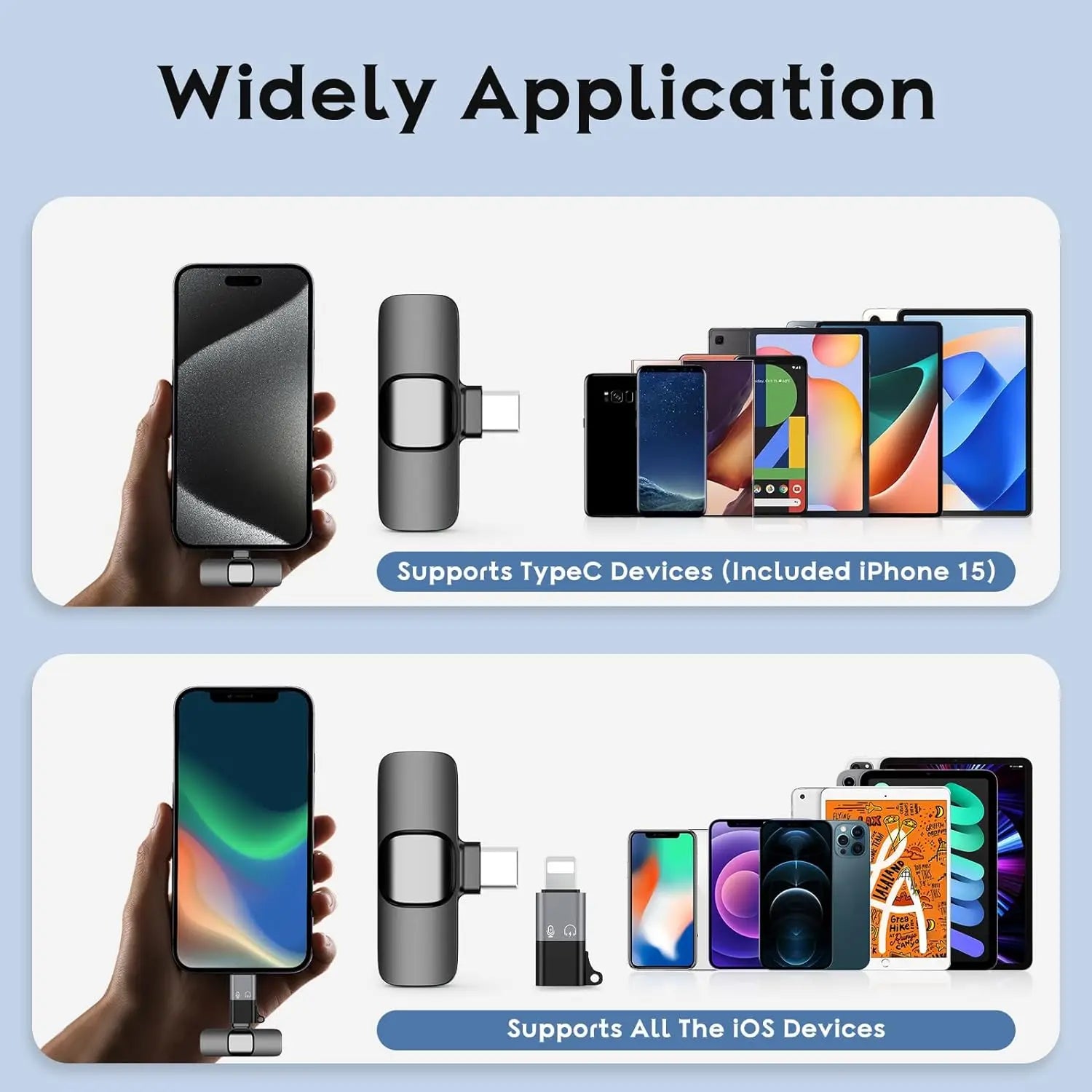  Pro Wireless Lavalier Mic – Clip-On Microphone for iPhone & Android | Ideal for Interviews, Vlogs & Podcasts