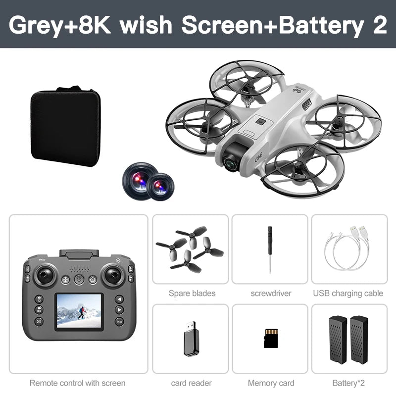 Xiaomi V666 4K/8K Mini Drone – Smart Obstacle Sensors & Dual HD Camera