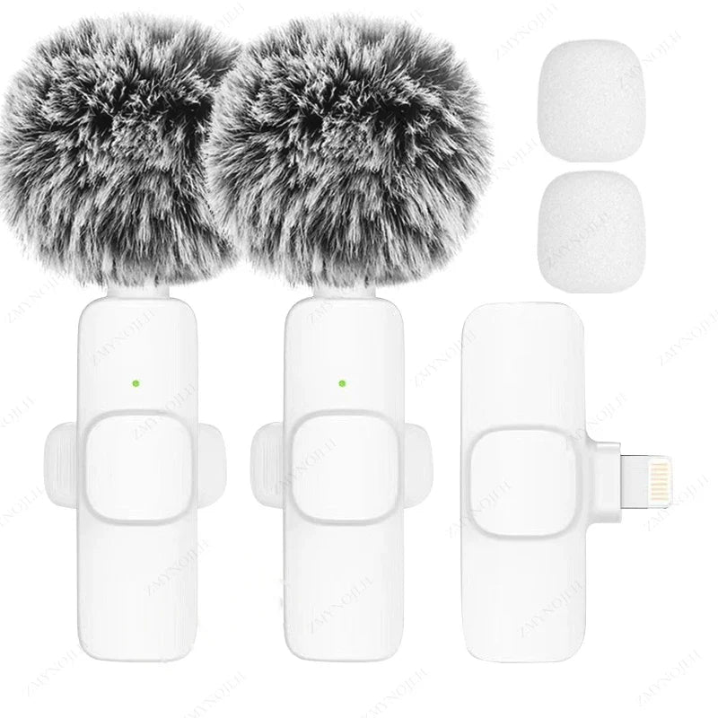 Wireless Lavalier Microphone – Mini Clip-On Mic for iPhone, Android, PC, Camera & Gaming