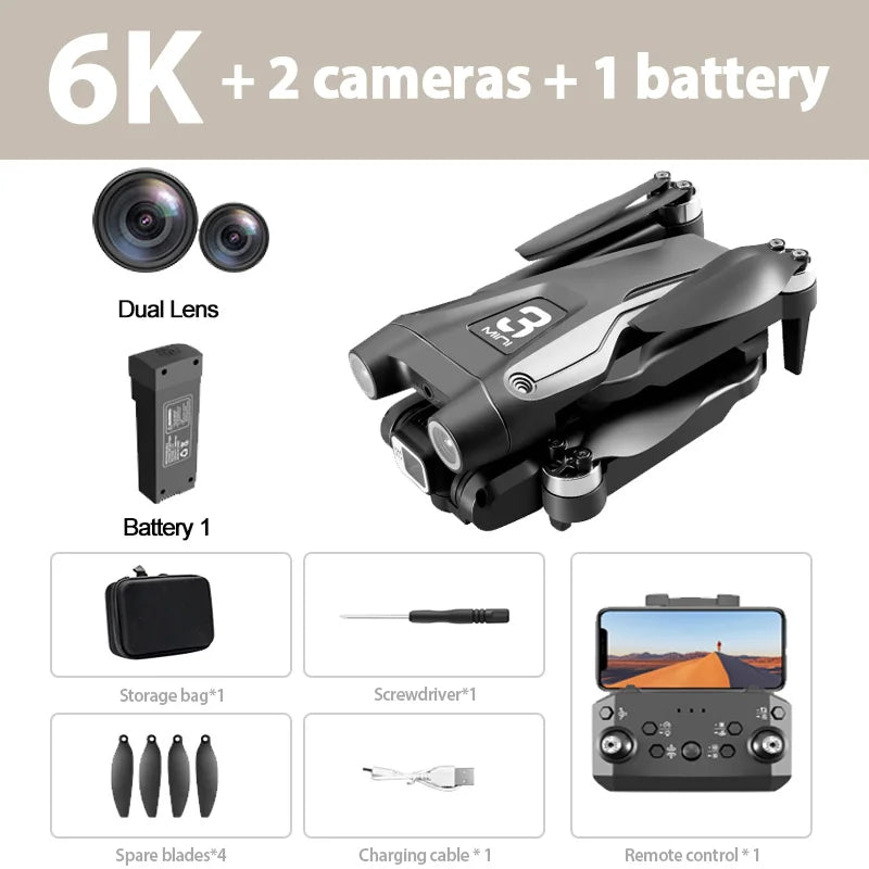 Xiaomi Z908 MAX 8K Drone with 3-Way Obstacle Avoidance & 4K Camera
