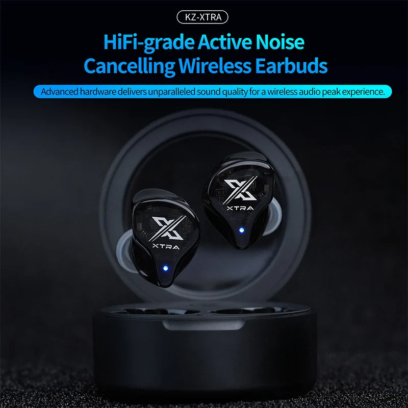 KZ Xtra TWS Earbuds – Bluetooth 5.4, Multi-Mode ANC, QCC3091 Chipset
