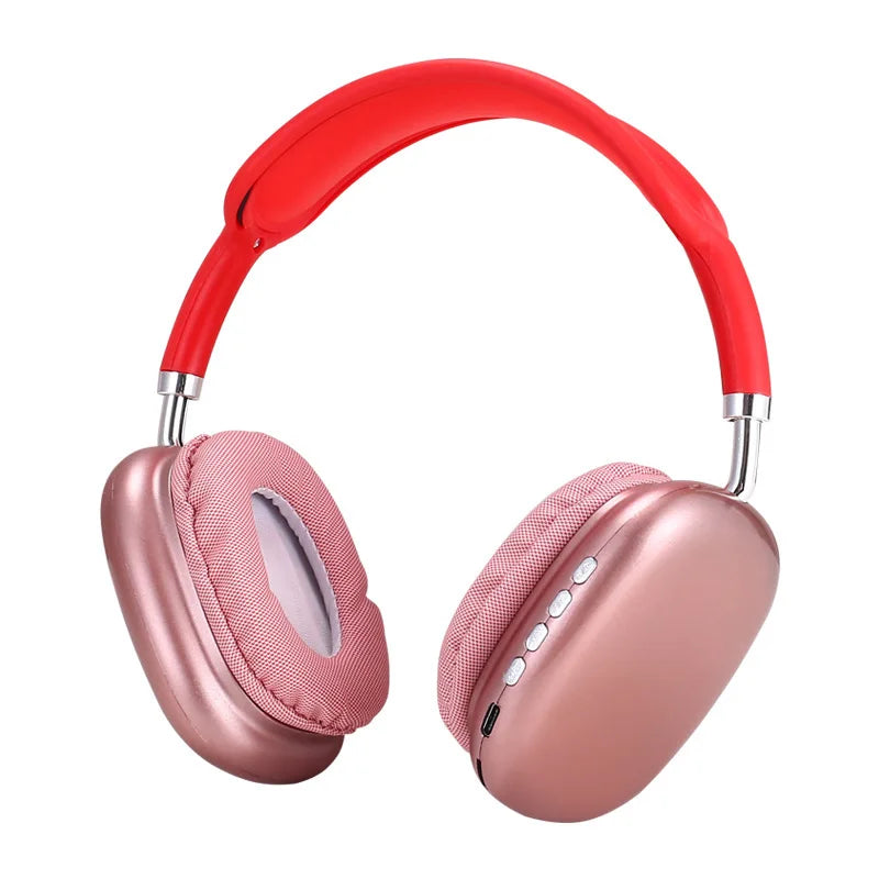 P9 Wireless Bluetooth Headphones – Noise Cancelling Over-Ear with Mic for Gaming & Apple