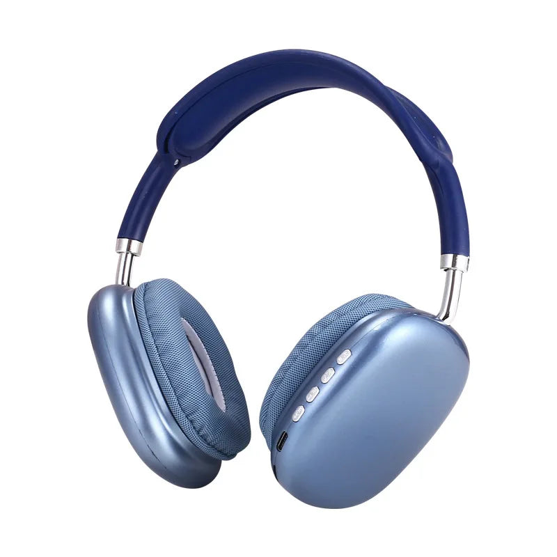 P9 Wireless Bluetooth Headphones – Noise Cancelling Over-Ear with Mic for Gaming & Apple