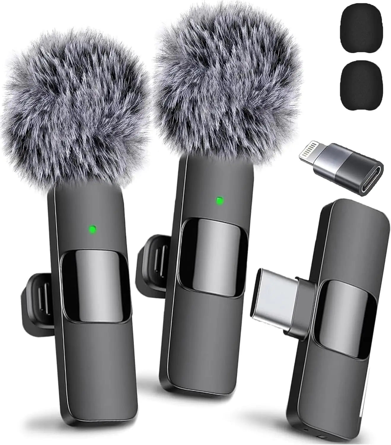  Pro Wireless Lavalier Mic – Clip-On Microphone for iPhone & Android | Ideal for Interviews, Vlogs & Podcasts
