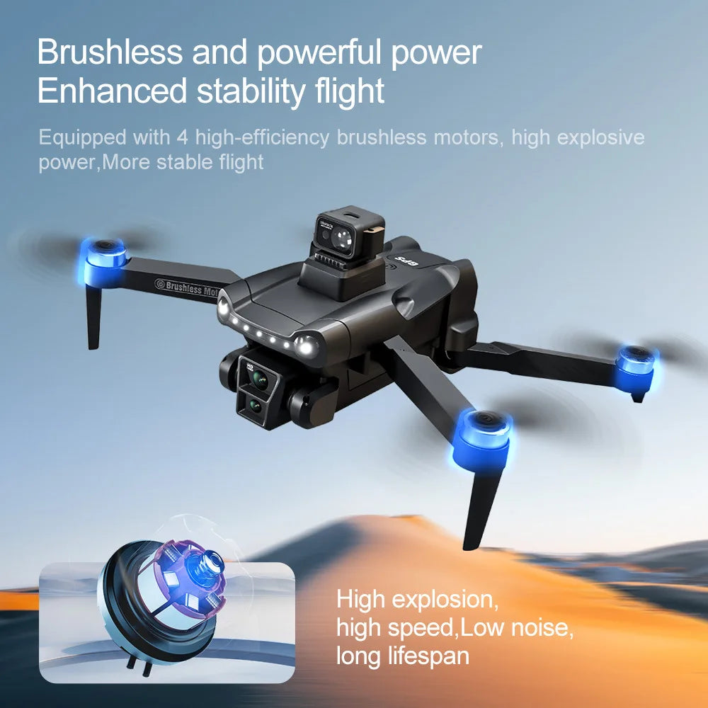 8K Pro GPS Drone with HD Camera, Foldable Design & Obstacle Avoidance
